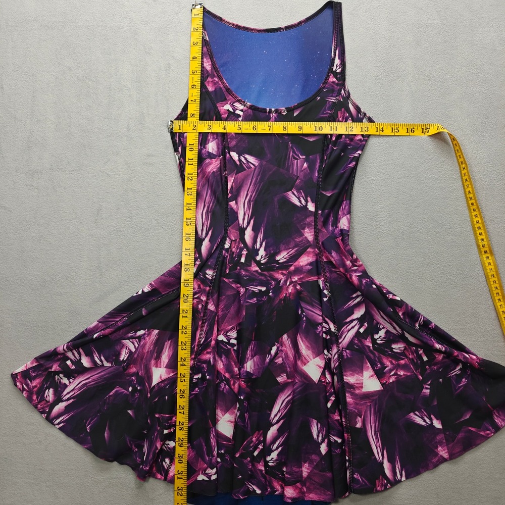 BlackMilk Amethyst vs Aurora Skye Inside Out Dress Womens Punk Whimsigoth Skater - Picture 2 of 8